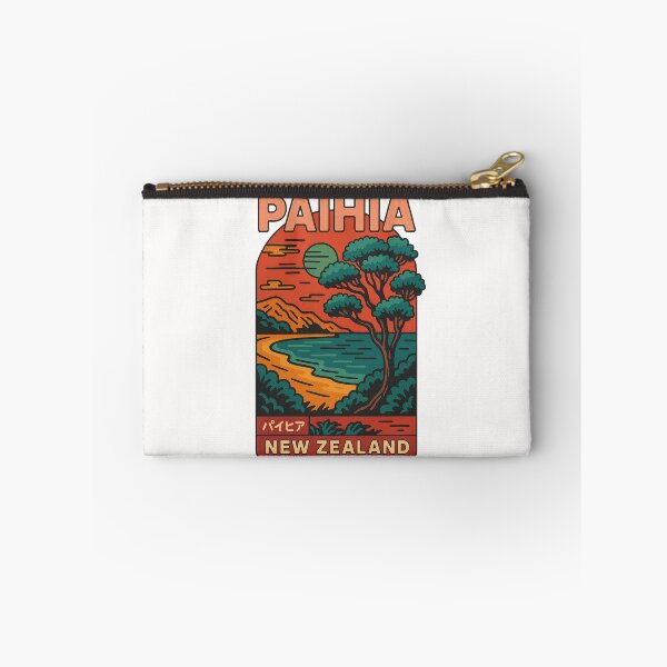 Item preview, Paihia Beach Sunset with Palm Trees and Coastline, New Zealand designed and sold by Places On Earth.