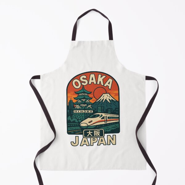 Item preview, Dotonbori Street and Tsutenkaku Tower, Osaka at Sunset designed and sold by Places On Earth.