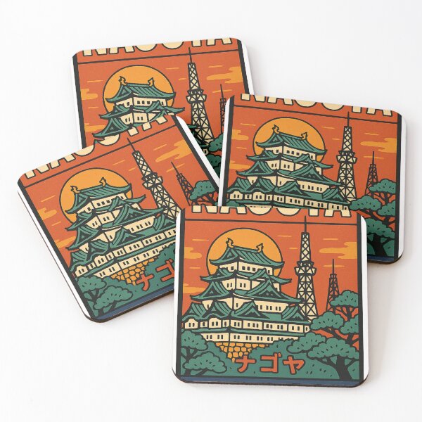 Item preview, Nagoya City Walk with Castle and Tower at Sunset designed and sold by Places On Earth.