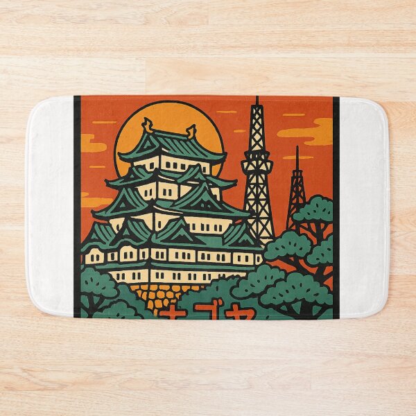 Item preview, Nagoya City Walk with Castle and Tower at Sunset designed and sold by Places On Earth.