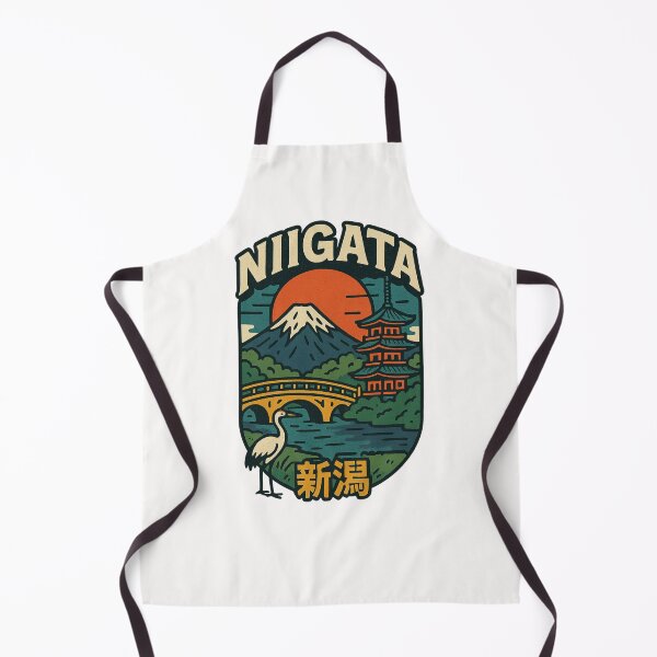 Item preview, Niigata Pagoda and Heron by River with Sunset Fuji designed and sold by Places On Earth.