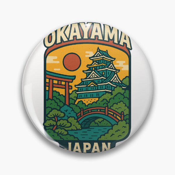 Item preview, Okayama Castle and River Bridge at Sunset, Japan designed and sold by Places On Earth.