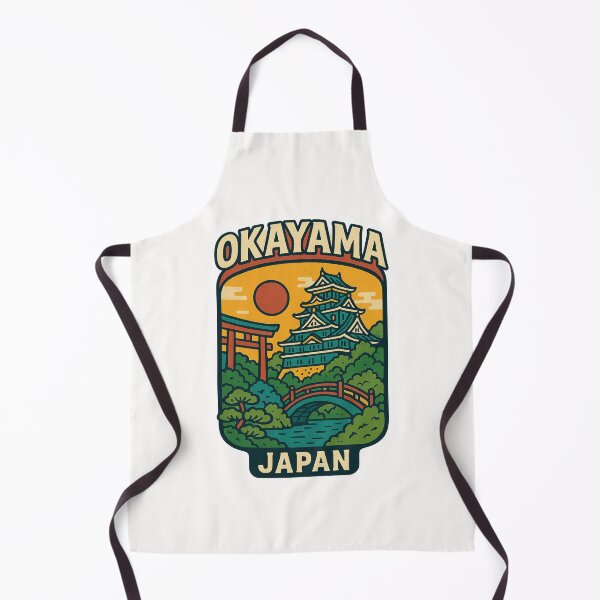 Item preview, Okayama Castle and River Bridge at Sunset, Japan designed and sold by Places On Earth.