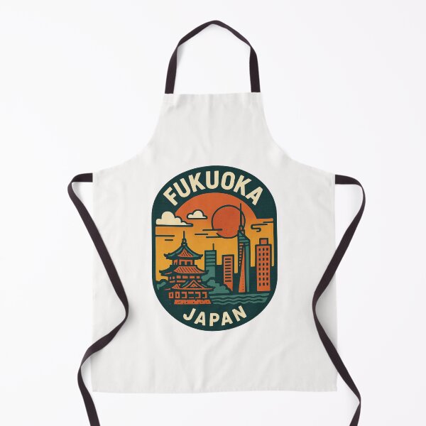 Item preview, Fukuoka City Skyline with Pagoda and Tower Sunset designed and sold by Places On Earth.