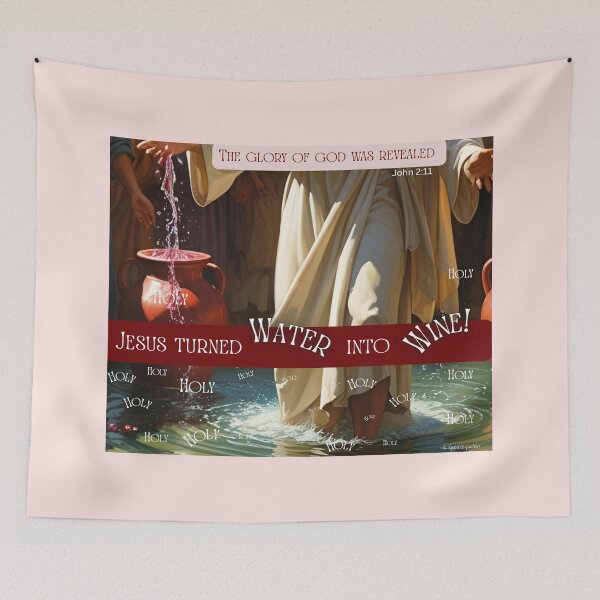 Aperçu de l'œuvre Vin Miracle créée et vendue par Daily Bible Quotes.