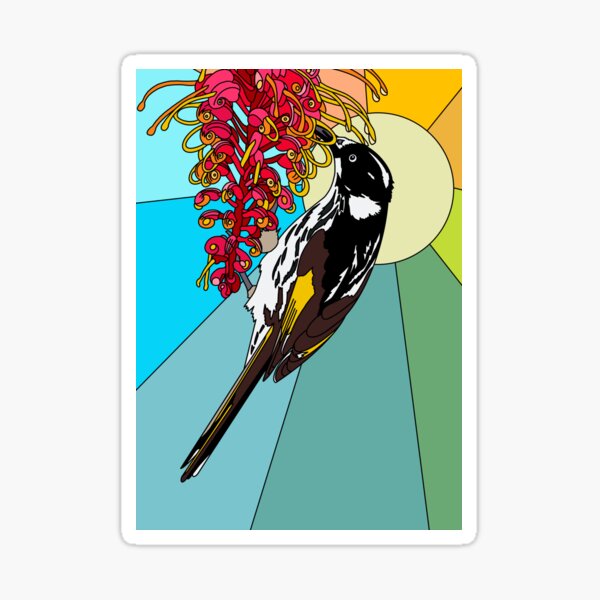 Item preview, New Holland Honeyeater v2 by SmolderCreative designed and sold by Sofie Molder-Martin.