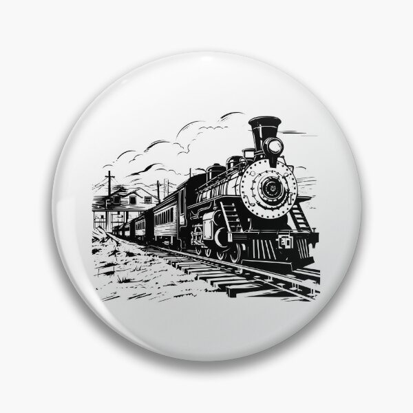 Item preview, Copy of Western Railway Old Train Station Country Transportation designed and sold by inkoutninja.