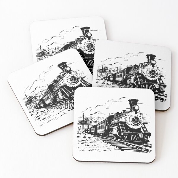 Item preview, Copy of Western Railway Old Train Station Country Transportation designed and sold by inkoutninja.