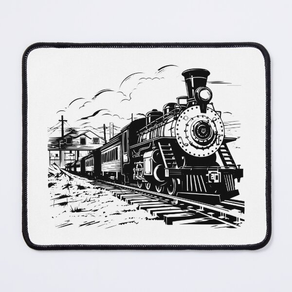 Item preview, Copy of Western Railway Old Train Station Country Transportation designed and sold by inkoutninja.