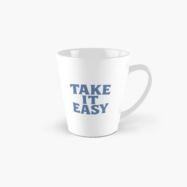 Vista previa del artículo con la obra «Tipografía Take It Easy», diseñado y vendido por FLATVAC STICKER.