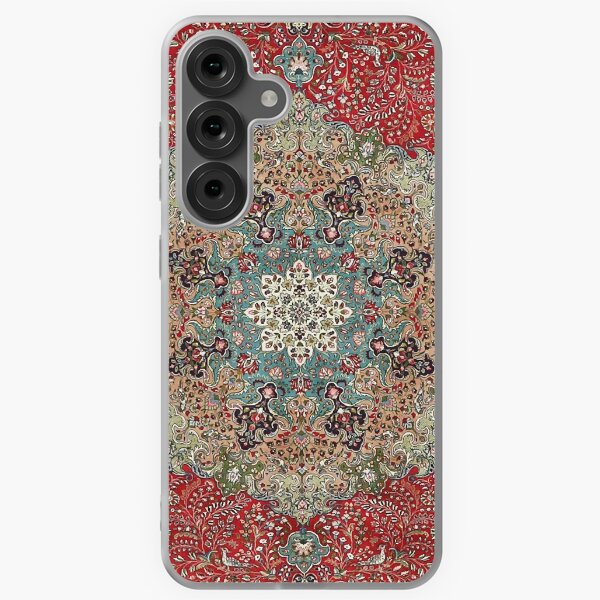 Item preview, Vintage Antique Persian Carpet Print designed and sold by Vicky Brago-Mitchell®.