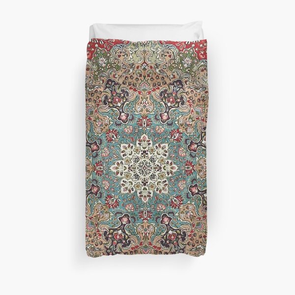 Vintage Antique Persian Carpet Print Duvet Cover