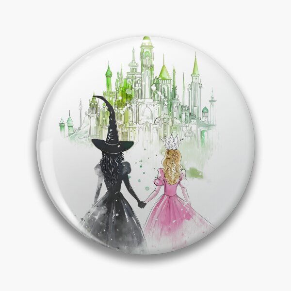 Item preview, Good Witch & Wicked Witch Art, Fantasy Emerald City Aesthetic designed and sold by CrinoSwice.
