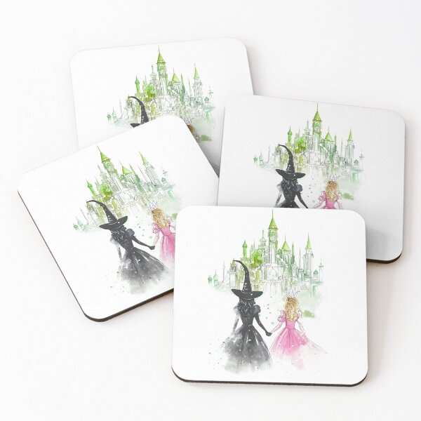 Item preview, Good Witch & Wicked Witch Art, Fantasy Emerald City Aesthetic designed and sold by CrinoSwice.