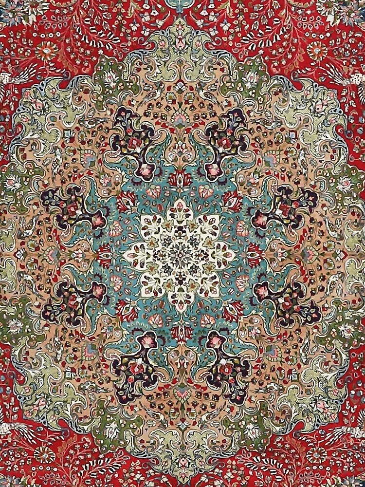 Vintage Antique Persian Carpet Print by bragova