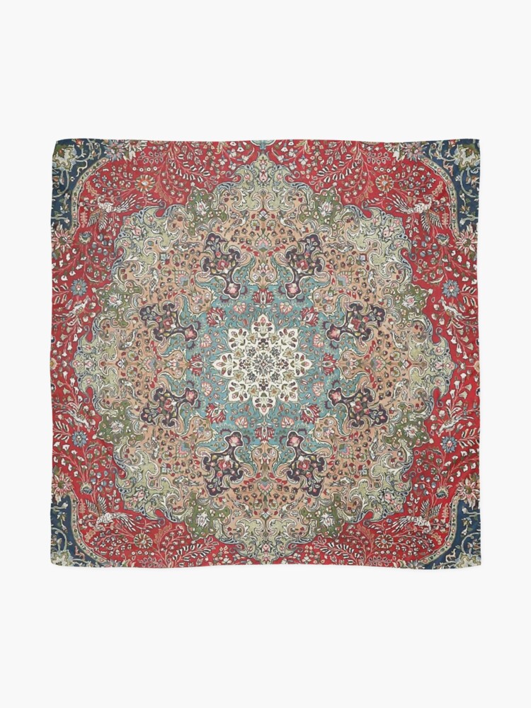 Alternate view of Vintage Antique Persian Carpet Print Scarf
