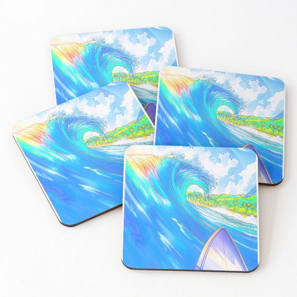 Item preview, Teahupo’o Surf Poster • Tahiti French Polynesia • Legendary Heavy Reef‑Break Art designed and sold by HELEKAICo.