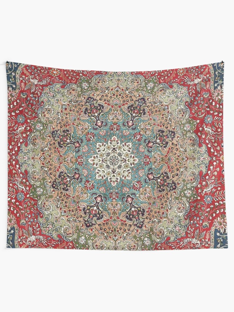 Alternate view of Vintage Antique Persian Carpet Print Tapestry