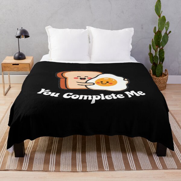 Item preview, Cute Toast and Egg Love – Funny You Complete Me Kawaii Couple designed and sold by ViktoonShirts.