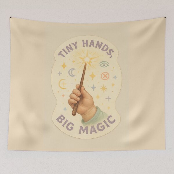 Item preview, Tiny Hand, Big Magic designed and sold by MoonMommaMagic.