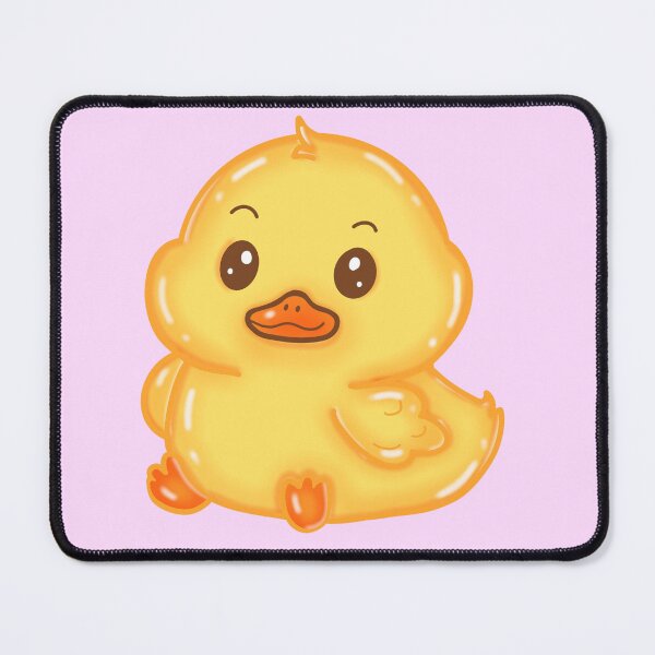 Item preview, Illustration of a Cute Little Yellow Duck Sitting on a White Background designed and sold by Suthicha.