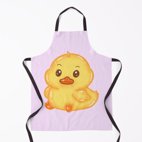 Item preview, Illustration of a Cute Little Yellow Duck Sitting on a White Background designed and sold by Suthicha.