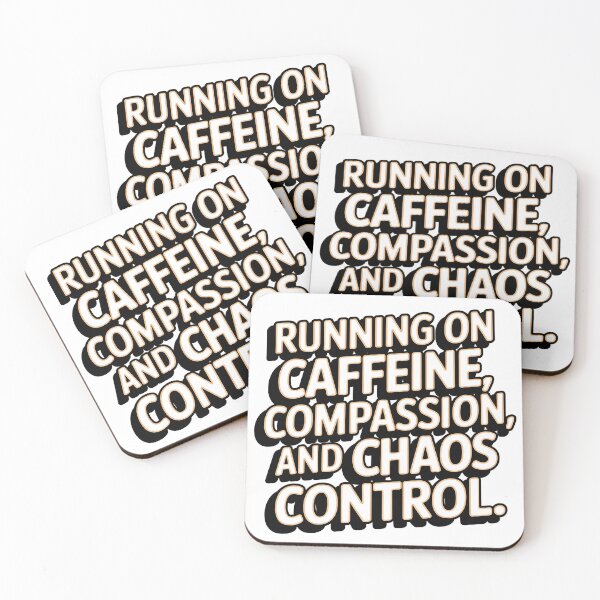 Item preview,  Coffee-Fueled Nurse: Running on Caffeine, Compassion & Chaos Control designed and sold by CuteDesignables.