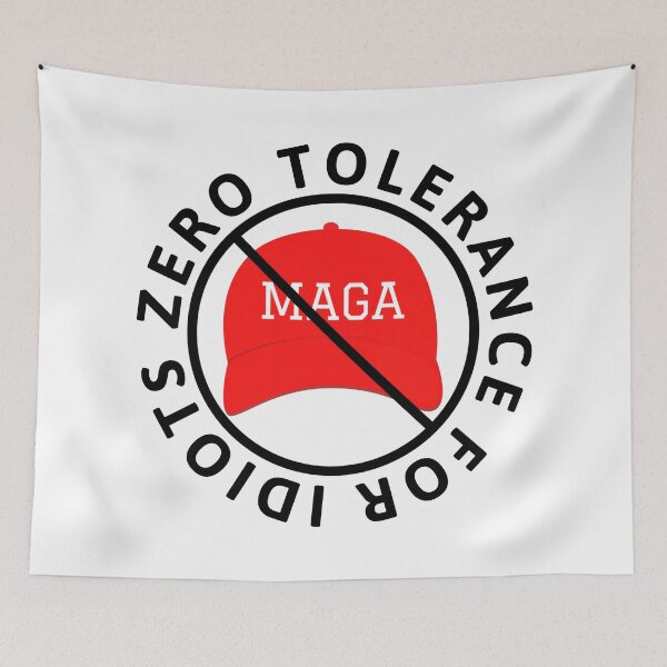 Item preview, Zero tolerance for idiots  designed and sold by Rachel the Artist .