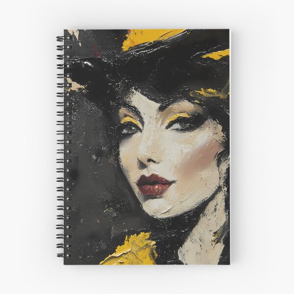 Item preview, Furtive Glance — Bold Elegance in Oil and Shadow designed and sold by Verbul.
