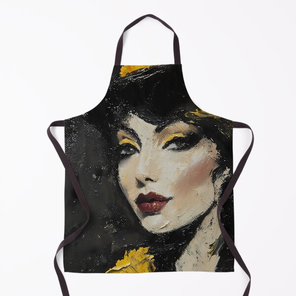Item preview, Furtive Glance — Bold Elegance in Oil and Shadow designed and sold by Verbul.