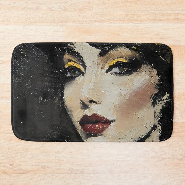 Item preview, Furtive Glance — Bold Elegance in Oil and Shadow designed and sold by Verbul.