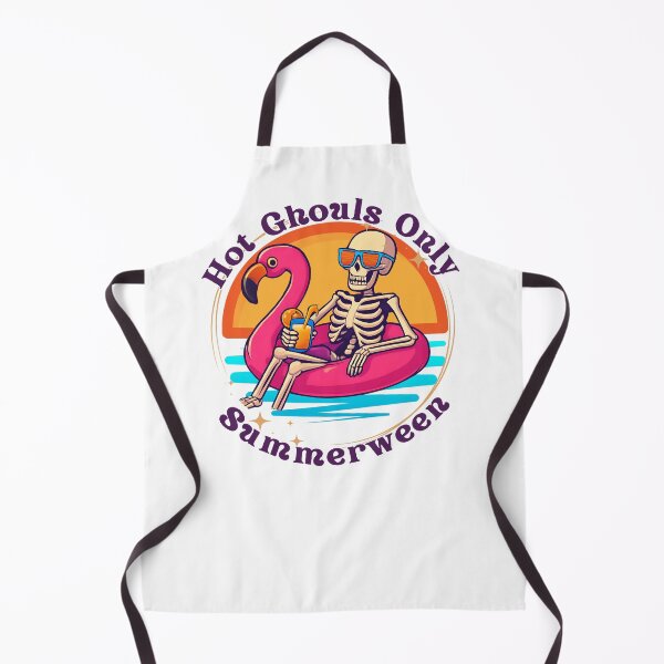 Item preview, Hot Ghouls Only Summerween Skeleton Float designed and sold by CottonandQuill.