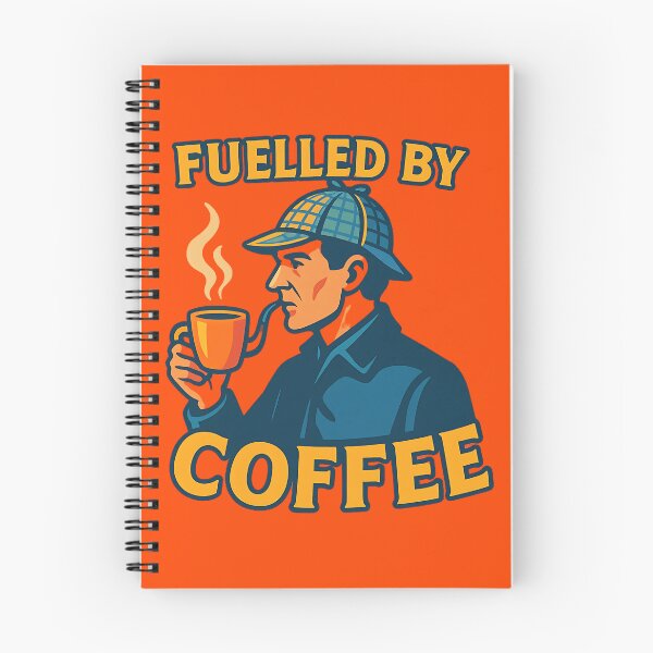 Item preview, Sherlock Homes - Fuelled by Coffee designed and sold by GlitchBaby.