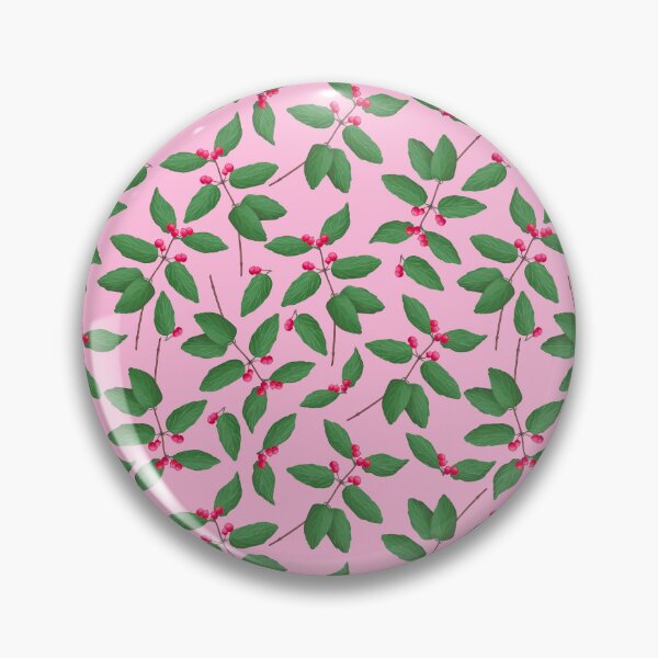 Artikelvorschau, Lebendige Kirschen und üppige grüne Blätter - grün und rosa entworfen und verkauft von Kaushlydraw.