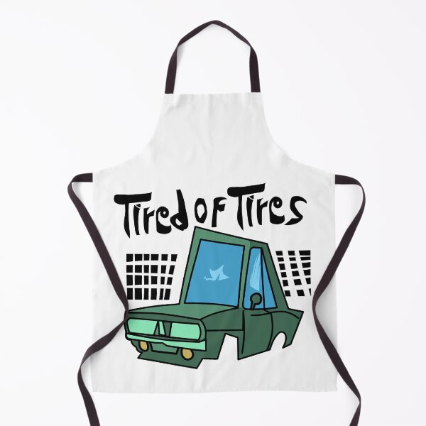 Item preview, Tired of Tires Cartoon Car designed and sold by WalshDrawnLaugh.