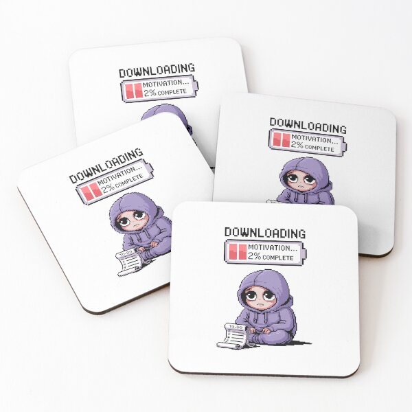 Item preview, Downloading Motivation… 2% Complete – Pixel Art Sad Hoodie Character Design designed and sold by ThatBBStore.