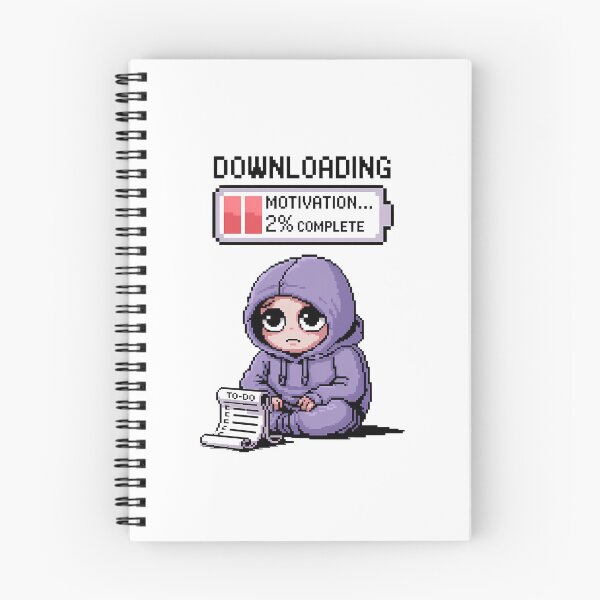 Item preview, Downloading Motivation… 2% Complete – Pixel Art Sad Hoodie Character Design designed and sold by ThatBBStore.