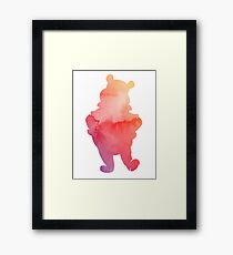 Watercolor Pooh Framed Print