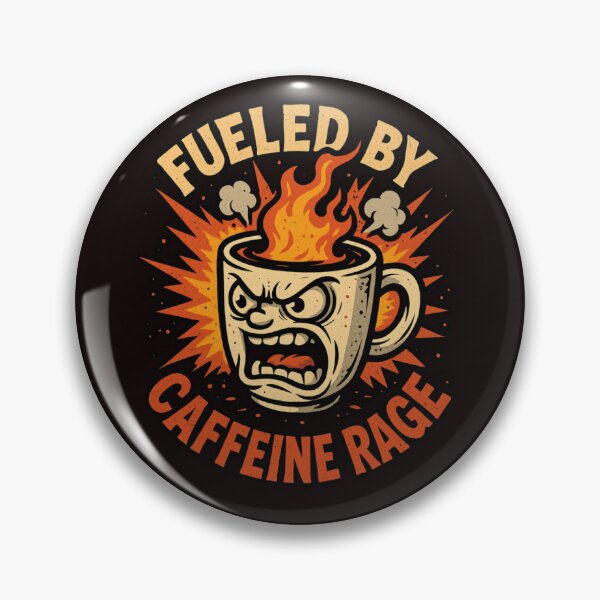 Item preview, Fueled by Caffeine Rage designed and sold by FrameFlow.