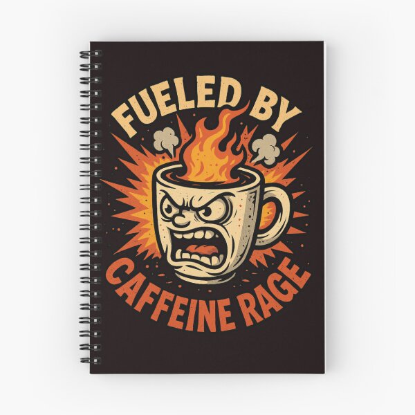 Item preview, Fueled by Caffeine Rage designed and sold by FrameFlow.