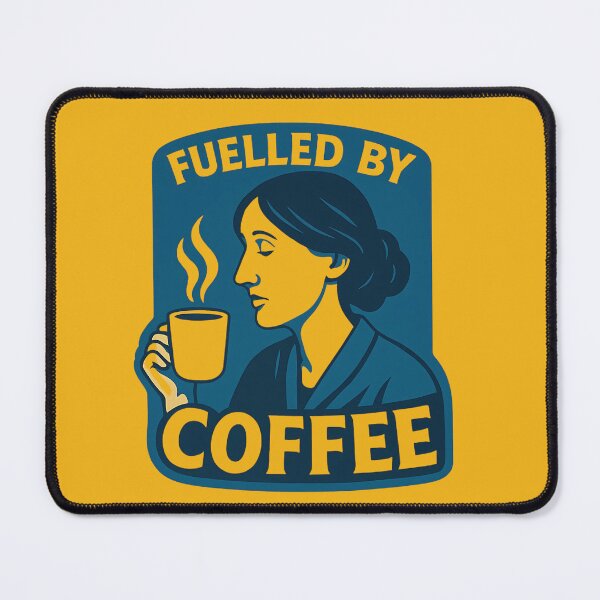 Item preview, Virginia Woolf - Fuelled by Coffee designed and sold by GlitchBaby.