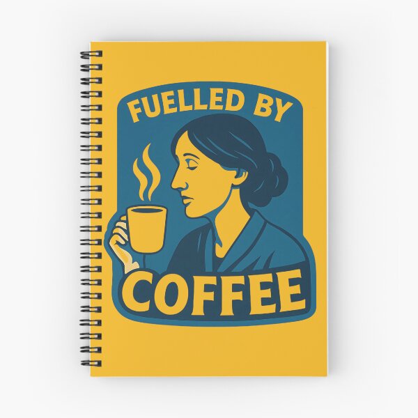 Item preview, Virginia Woolf - Fuelled by Coffee designed and sold by GlitchBaby.
