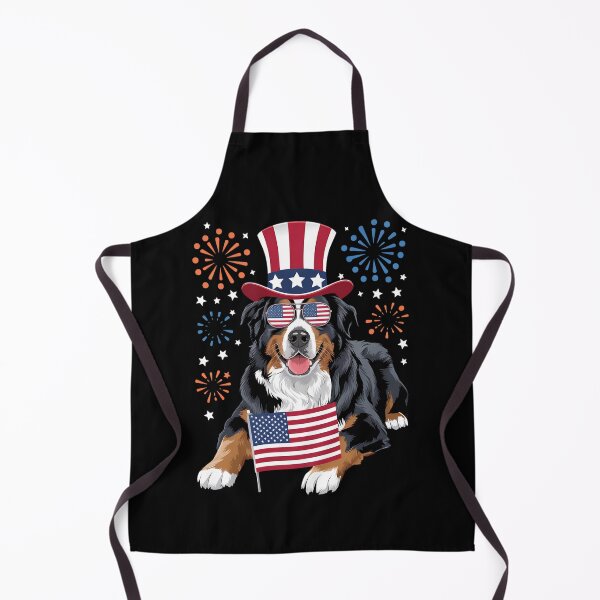 Item preview, 4th Of July Bernese Mountain Dog USA Patriot designed and sold by BakeryDozen.