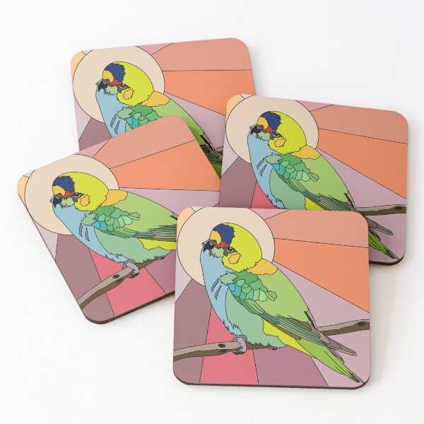 Item preview, Purple crowned lorikeet by Smolder Creative designed and sold by Sofie Molder-Martin.