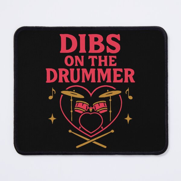 Item preview, Dibs on the Drummer | Funny Musician Girlfriend designed and sold by tmerchtrends.