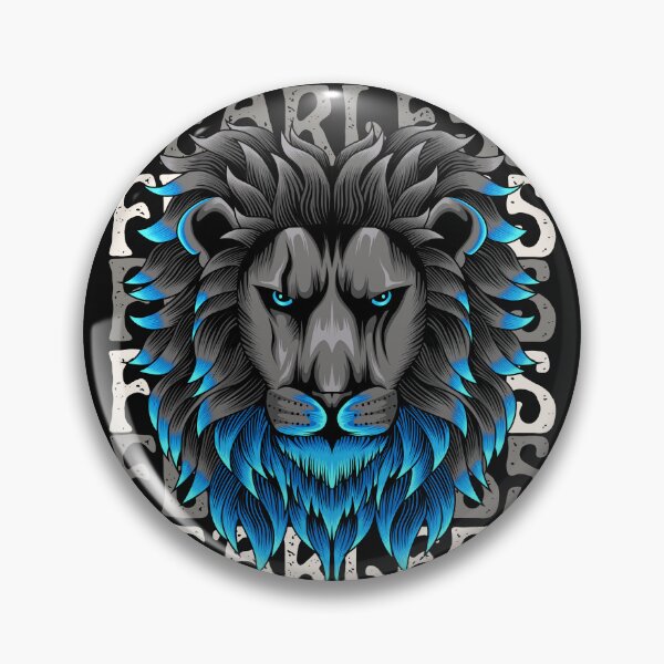 Item preview, Fierce. Focused. Fearless. | Lion designed and sold by Wild Sacred Soul.