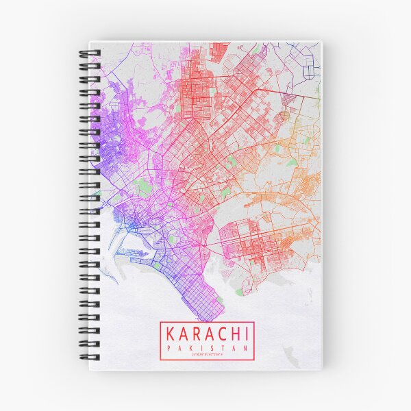 Item preview, Karachi City Map of Pakistan - Colorful designed and sold by deMAP.