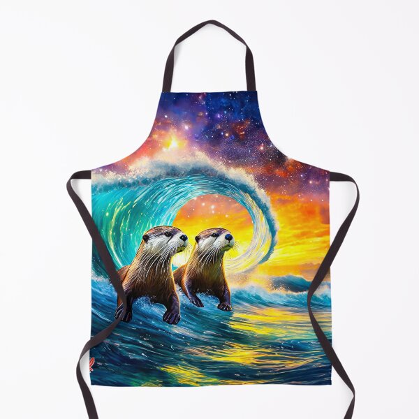 Item preview, Otters Surfing The Galaxy Design by Rich AMeN Gill designed and sold by RichAMeNGill.