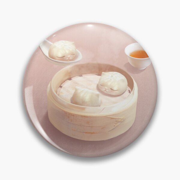 Item preview, Bao Buddies – Cute Cat Dumplings in Steamer designed and sold by ZKOZKOHI.