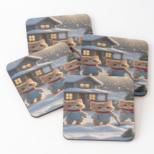 Item preview, Cats and ice designed and sold by saly55887.